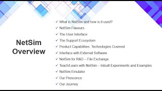 NetSim Overview  EDU Suite [upl. by Lai]