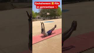 Enchaînement 👧 fille en gymnastique sports gym motivation acrobatics [upl. by Igic874]