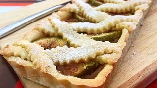 Crostata con marmellata di pesche e fichi senza burro [upl. by Carilla966]