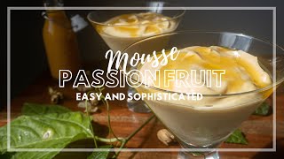 Easy and delicious Passion Fruit Mousse 3 ingredients only shorts [upl. by Llig965]