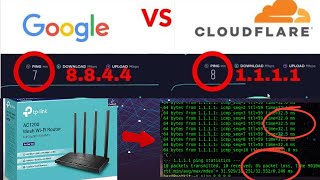 Google DNS Vs Cloudflare DNS [upl. by Aliet]