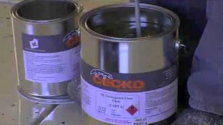 DIY Epoxy Garage floorwmv [upl. by Fasa934]