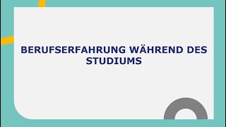 Berufserfahrung während des Studiums l Goethe B2 Präsentation I Teil 1 I Prüfungsvorbereitung [upl. by Schinica130]