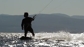 Kiteboarding on Lake Champlain SIV415 [upl. by Maximilianus]