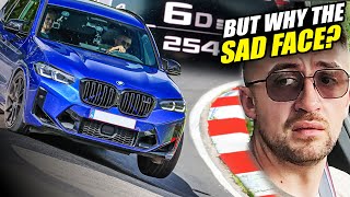 PERFECT Track SUV Modified BMW X3 M  Nürburgring [upl. by Nnylirej]