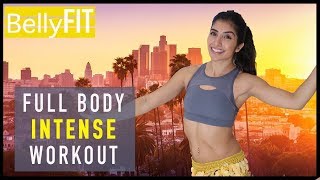 Full Body Intense Workout  Bellydance HIIT amp Shimmy [upl. by Terrab]