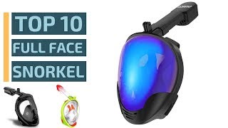 Top 10 Best Full Face Snorkeling Masks of 2019  180° Panoramic View Seaview [upl. by Murdock]