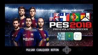 PES 2018 PSP PPSSPP  iOS  ANDROID Multiple Languages CHELITO 19 Download ISO and Savedata [upl. by Addie]