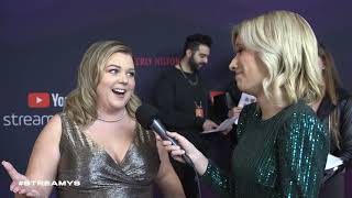 Sierra Schultzzie Red Carpet Interview  Streamy Awards 2019 [upl. by Akiwak]