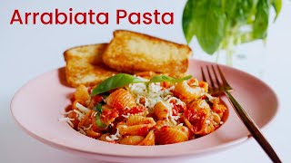 Pasta Arrabiata Recipe  Easy Red Sauce Pasta  Pasta in Arrabiata Sauce  CooknJoy by Vaishali [upl. by Gamber445]