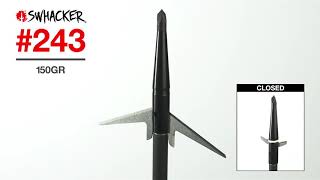 Swhacker 243 broadhead 360 rotation 1080p [upl. by Pontias]