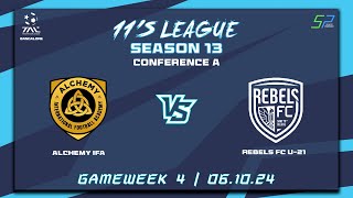 TAL BLR  11s  Season 13  Con A  Game Week 4  ALCHEMY IFA vs REBELS  061024 [upl. by Anawit662]