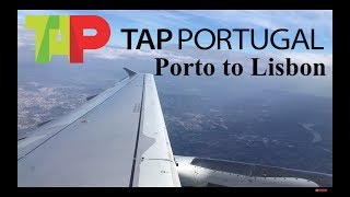 Trip Report TAP Portugal A320 executive class scenic takeoff from Porto OPOLIS [upl. by Mcquoid]