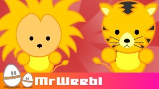 Kenya Where Can You See Lions  animated music video  MrWeebl [upl. by Till609]