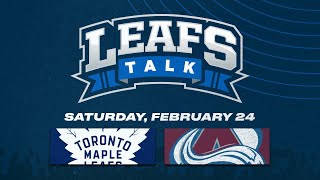 Maple Leafs vs Avalanche LIVE Post Game Reaction  Leafs Talk [upl. by Aicirtan983]