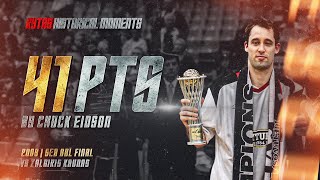 Chuck Eidson Dominates Žalgiris with 41 Points In SEB BBL Final  Rytas Historical Moments [upl. by Aziul]