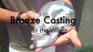 Bronze Casting at a Small Village Foundry [upl. by Cahn387]