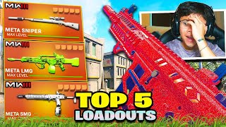 NEW TOP 5 META LOADOUTS after UPDATE 👑 Warzone 3 Meta Loadouts MW3 [upl. by Rammus]