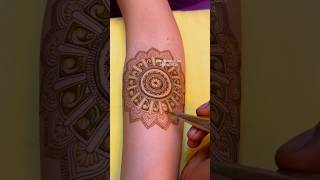 Step by step mandala design 20 mandala viral mehandi mehndi henna kpmehandiart reel 3d [upl. by Senhauser918]