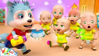 I Have Five Little Babies 👶🏻 How To Take Care Baby Song  More Nursery Rhymes  Wolfoo Kids Songs [upl. by Lael775]