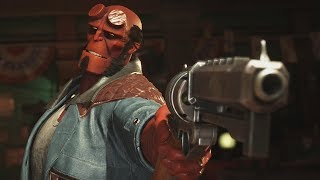 HELLBOY CHEGOU NO JOGO E TÁ BIZARRO  Final da História  Injustice 2 DLC Gameplay Em Português [upl. by Rehteh]