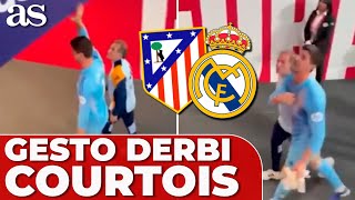 El GESTO de COURTOIS y la CHAMPIONS tras la POLÉMICA en el DERBI  ATLÉTICO DE MADRID  REAL MADRID [upl. by Narok662]