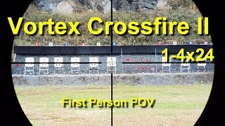 Vortex CROSSFIRE II 14x24 First Person POV  CDoes [upl. by Nediarb]