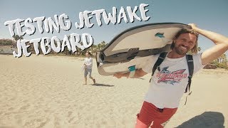 Jetwake Review  Jet wake B200 Jetboard from Korea [upl. by Mieka]