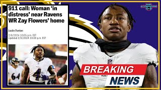 BREAKING NEW DEVELOPMENT in Ravens Zay Flowers ALLEGED DOMESTIC ASSAULT INVESTIGATION [upl. by Eibo]