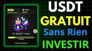 WOW 🤑  COMMENT GAGNER DES USDT GRATUIT SANS DÉPÔT [upl. by Nueoras313]