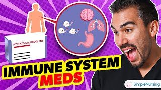 Pharmacology  Immune system drugs full video nursing RN PN NCLEX [upl. by Uamak]