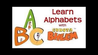 Chhota Bheem  ABC Song  Learn alphabets with Bheem and friends [upl. by Nerral820]