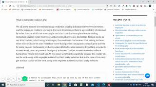 how to set samesite cookie attribute in php [upl. by Morvin]