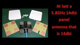 At Last a 58GHz 14dbi Panel Antenna that is 14dbi [upl. by Renelle]