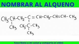 Nombrar ALQUENO [upl. by Sew100]