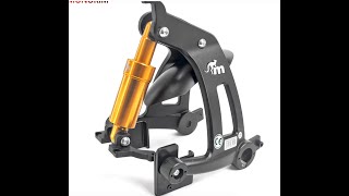 Monorim MXR1 mounting rear suspension for Ninebot max G30 series escooter [upl. by Atselec]