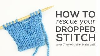 How to Fix a DROPPED STITCH [upl. by Burra327]