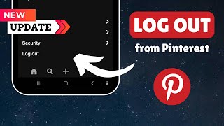 How to Log Out of Pinterest Account  Sign Out of Pinterest Account [upl. by Nalad304]