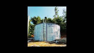 Newtech SteelsZinc Aluminium Water Tank Industrial Over Head Tank clientsatisfaction [upl. by Ave900]