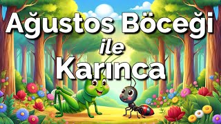 AĞUSTOS BÖCEĞİ İLE KARINCA  THE CICADA AND THE ANT  FAIRYTALE [upl. by Edd]