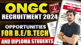 ONGC Apprentice Online Form 2024  How to Apply ONGC Apprentice  ONGC Recruitment 2024  ONGC [upl. by Frick]