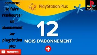 TUTO comment se faire REMBOURSER un abonnement sur PlayStation plus [upl. by Rosemaria]