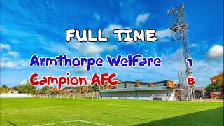 Armthorpe welfare 18 Campion AFC  010423 [upl. by Noruq]