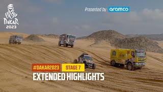 Extended highlights of Stage 7 presented by Aramco  Dakar2023 [upl. by Gabbey]