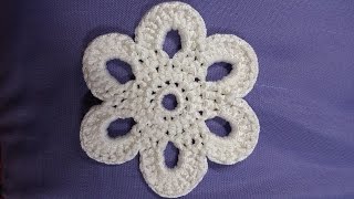 DIY  Fiore uncinetto  Crochet flower [upl. by Amadus667]