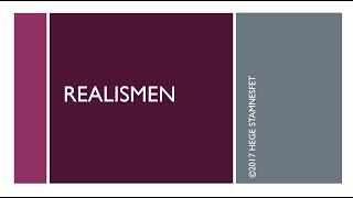 Realismen [upl. by Eddie]