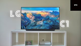 LG C1 OLED TV Unboxing  SetUp  Review [upl. by Aljan313]