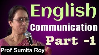 English Communication  Part 1  Prof Sumita Roy  IMPACT  2020 [upl. by Bodi626]