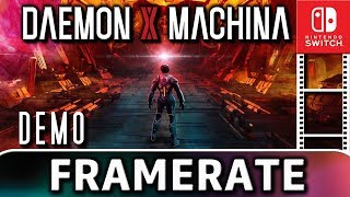 Daemon X Machina DEMO  Docked Vs Handheld  Frame Rate TEST [upl. by Johnath207]