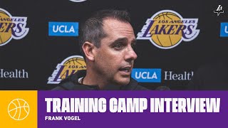 Frank Vogel would put LeBron and AD ‘against anybody in the league’  Lakers Training Camp 2019 [upl. by Boony]